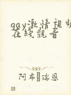 gay激情视频在线观看