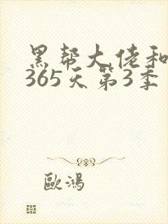 黑帮大佬和我的365天第3季封面