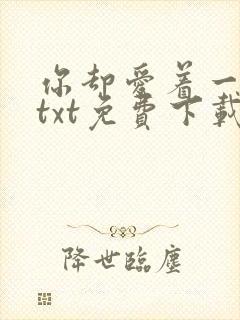 你却爱着一个他txt免费下载封面