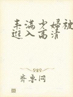 丰满少妇被猛烈进入高清封面