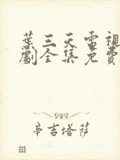 叶三天电视连续剧全集免费观看