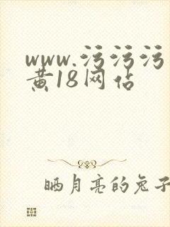 www.污污污黄18网站封面
