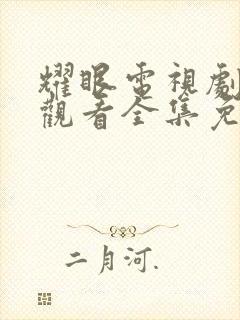 耀眼电视剧在线观看全集免费播放