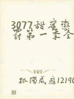 3077甜蜜惩罚第一季全集完整版在线观看