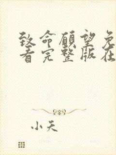 致命愿望免费观看完整版在线全集