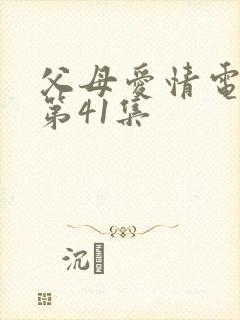 父母爱情电视剧第41集封面