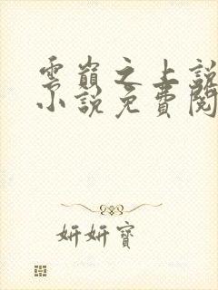 云巅之上说爱你小说免费阅读全文