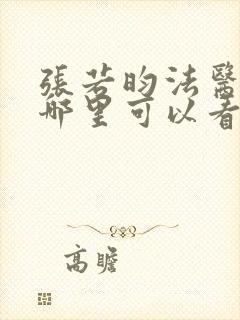 张若昀法医秦明哪里可以看