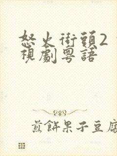 怒火街头2 电视剧粤语