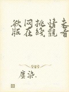 欲网挑情未删减版在线观看电视剧封面