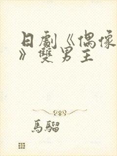 日剧《偶像之吻》双男主