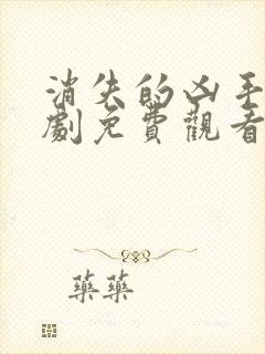 消失的凶手电视剧免费观看全集