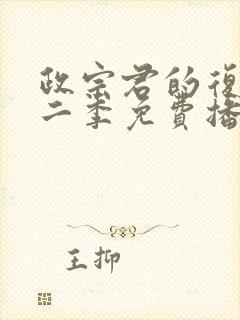 政宗君的复仇第二季免费播放全集