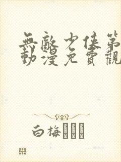 无敌少侠第三季动漫免费观看封面