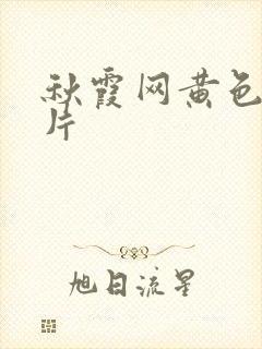 秋霞网黄色三极片