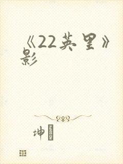 《22英里》电影封面