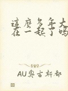 这么多年大结局在一起了吗封面