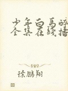 少年白马醉春风全集在线播放封面