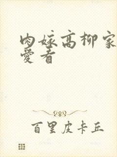 肉嫁高柳家 我爱看封面
