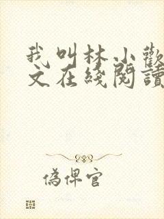 我叫林小欢喜全文在线阅读