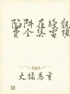 陷阱在线观看免费全集电视剧完整