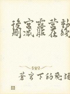 后宫露营动漫无删减版在线看