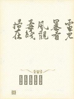 扫毒风暴电视剧在线观看免费高清