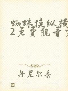 蜘蛛侠纵横宇宙2免费观看完整高清