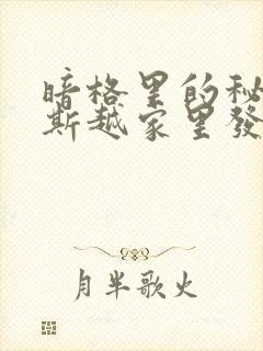 暗格里的秘密周斯越家里发生了什么事