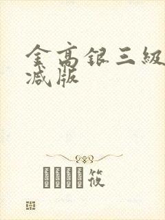 金高银三级无删减版