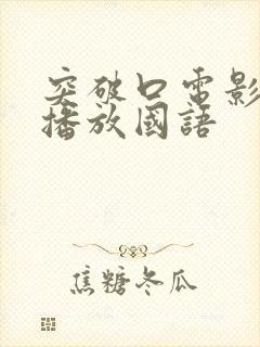 突破口电影免费播放国语