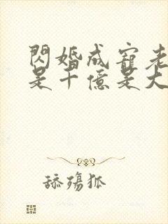 闪婚成宠老公竟是千亿是大佬