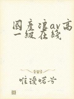 国产浪av高清一级在线