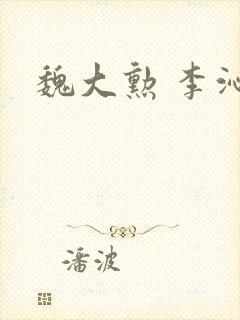 魏大勋 李沁封面