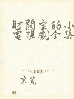 财阀家的小儿子电视剧全集