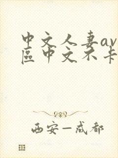 中文人妻av大区中文不卡