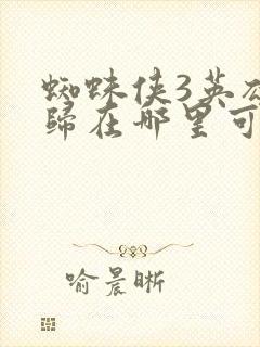 蜘蛛侠3英雄无归在哪里可以看封面