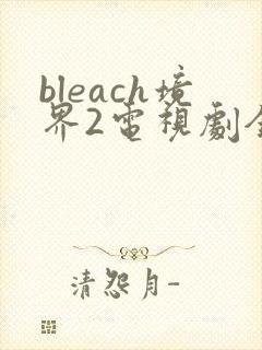 bleach境界2电视剧全集高清