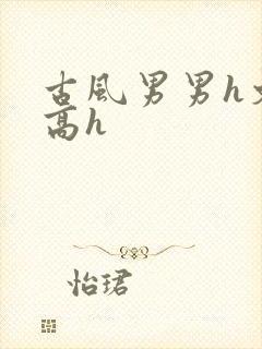 古风男男h文肉高h封面