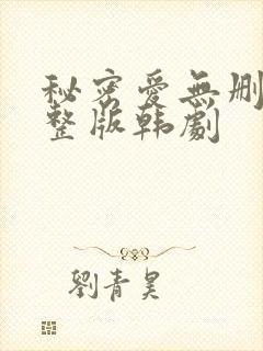 秘密爱无删减完整版韩剧