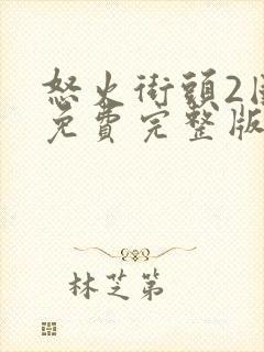 怒火街头2国语免费完整版