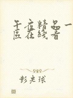 午夜精品一区二区在线看封面