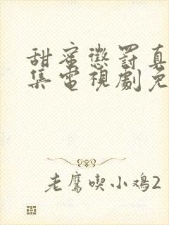 甜蜜惩罚真人全集电视剧免费观看