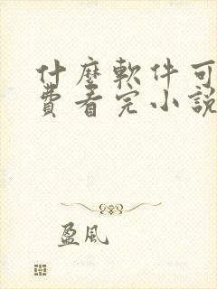 什么软件可以免费看完小说