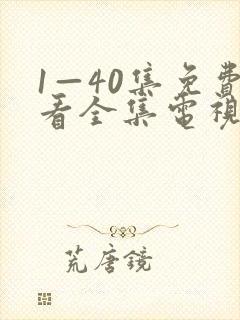 1—40集免费看全集电视剧