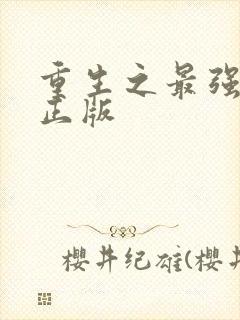 重生之最强人生正版