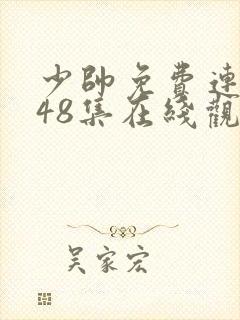 少帅免费连续剧48集在线观看策驰影院封面