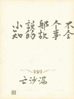 小说那个不为人知的故事全文阅读