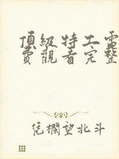 顶级特工电影免费观看完整版国语