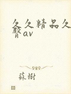 久久精品久久蜜臀av封面